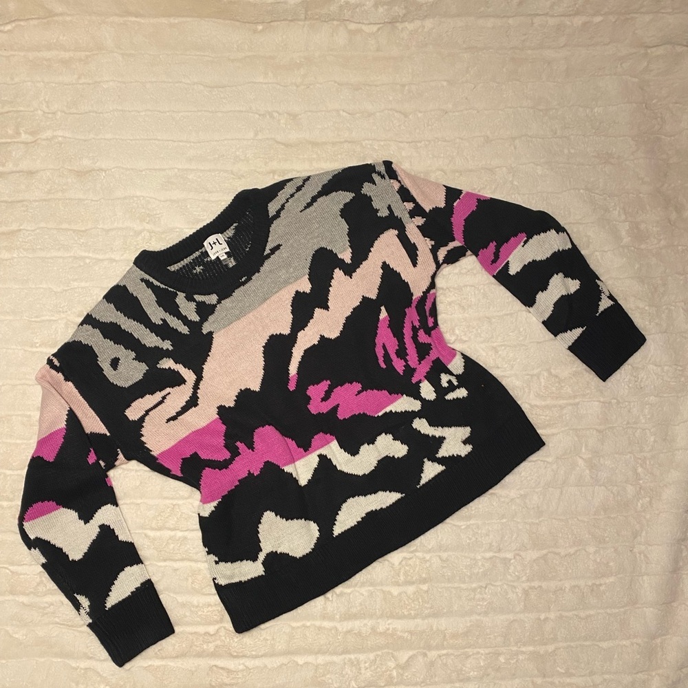 Camo Pattern Sweater